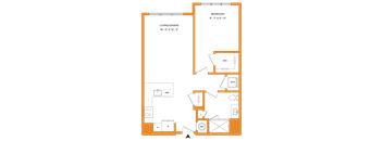 A floor plan shows a bedroom that is 11 feet 7 inches by 11 feet.