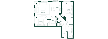 2 Bed/2 Bath-2H