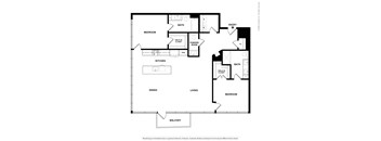 A black and white floor plan of a house with labeled rooms.