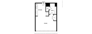 A black and white drawing of a floor plan of a house.