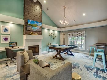 Resident Lounge with pool table