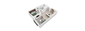 1 Bed - 1 Bath |756 sq.ft. A4