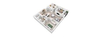 2 Bed - 2 Bath |1,086 sq.ft. B1