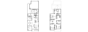 3 Bed - 2.5 Bath |2,265 sq.ft. 5 - Plex Townhomes