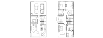 4 Bed - 3 Bath |1,868 sq.ft. 7 - Plex Townhomes