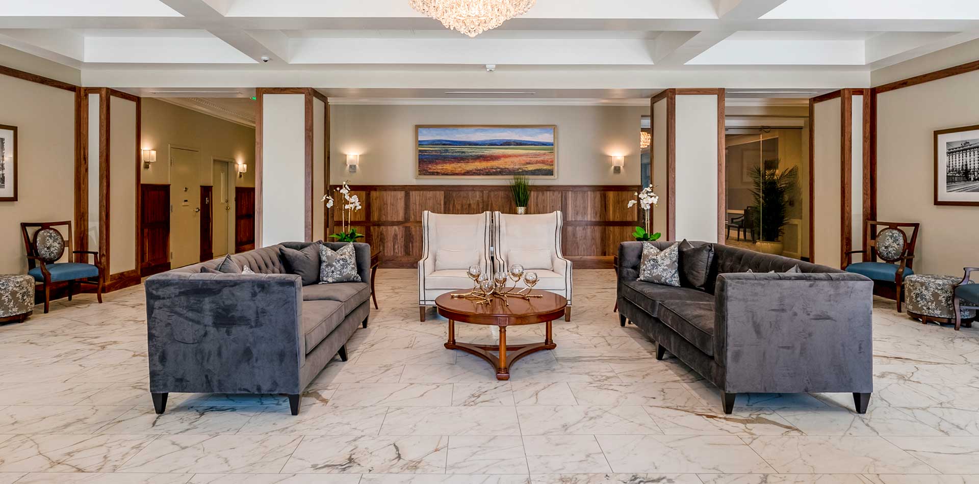 Lobby area with seating