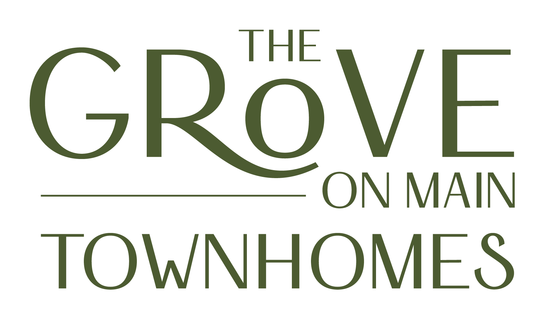 The Grove on Main Townhomes logo