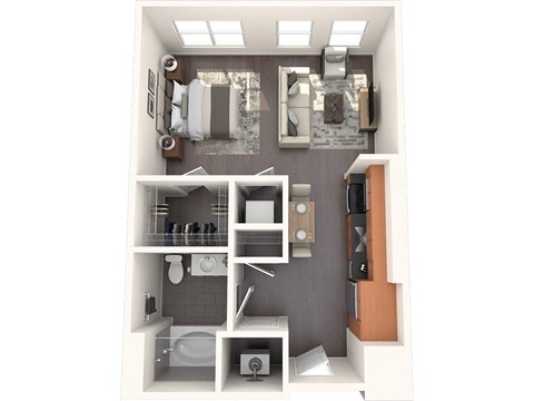 S1 - Studio Floor Plan Image