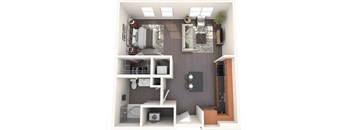 S4 Studio Floor Plan Image