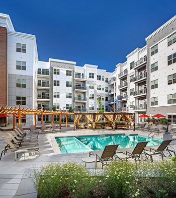 Solar-heated pool