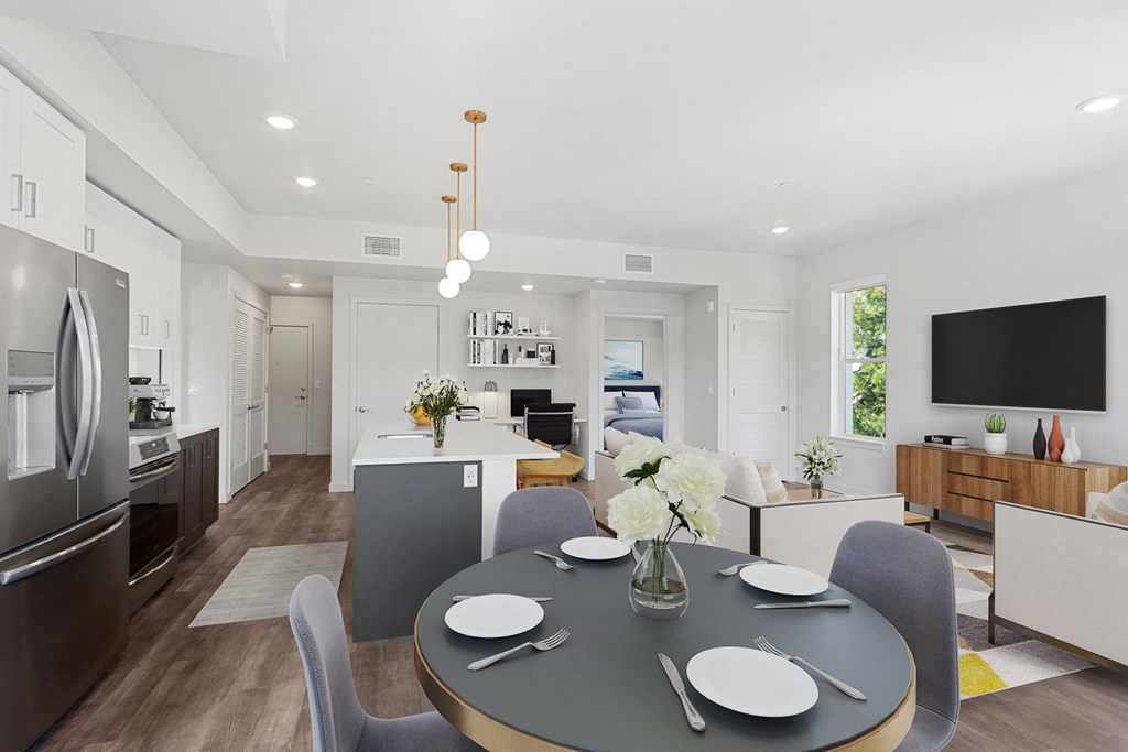 Dining Room looking into Kitchen - Hawthorne Building Units