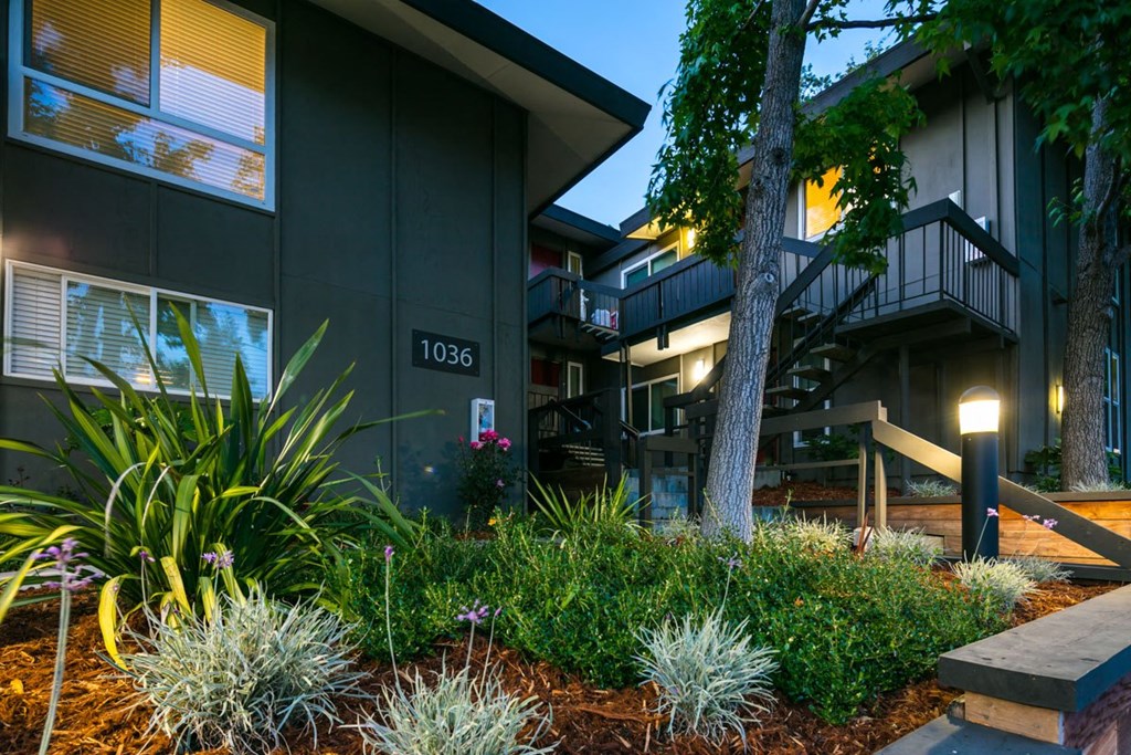 Courtyard Garden Space at 1038 on Second, California