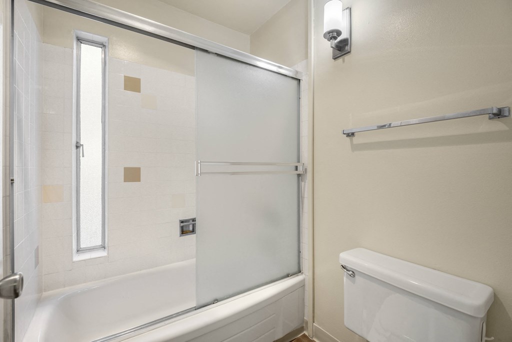 Spa Like Shower at 3543 Brook Street Apartments in Lafayette, California 94549