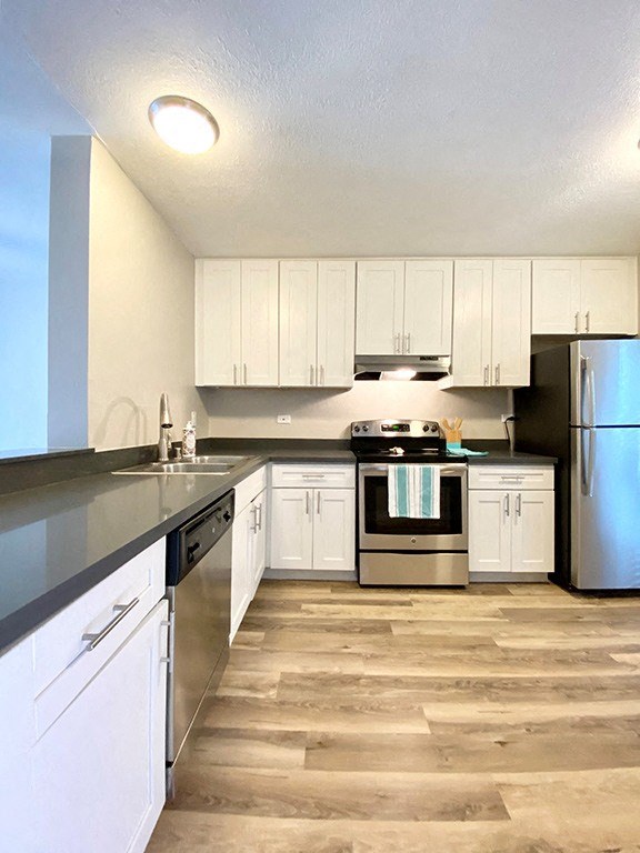 Modern Kitchen With Custom Cabinet at 1038 on Second, Lafayette, CA