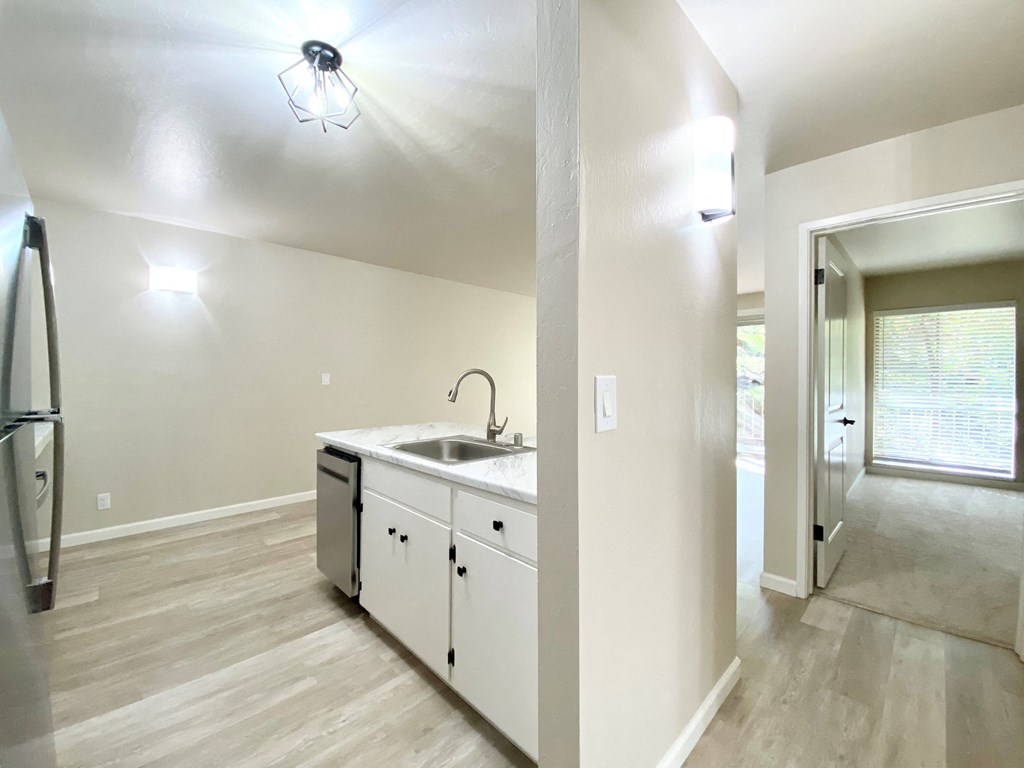 Wood Floor Kitchen at The Morgan, Lafayette, California