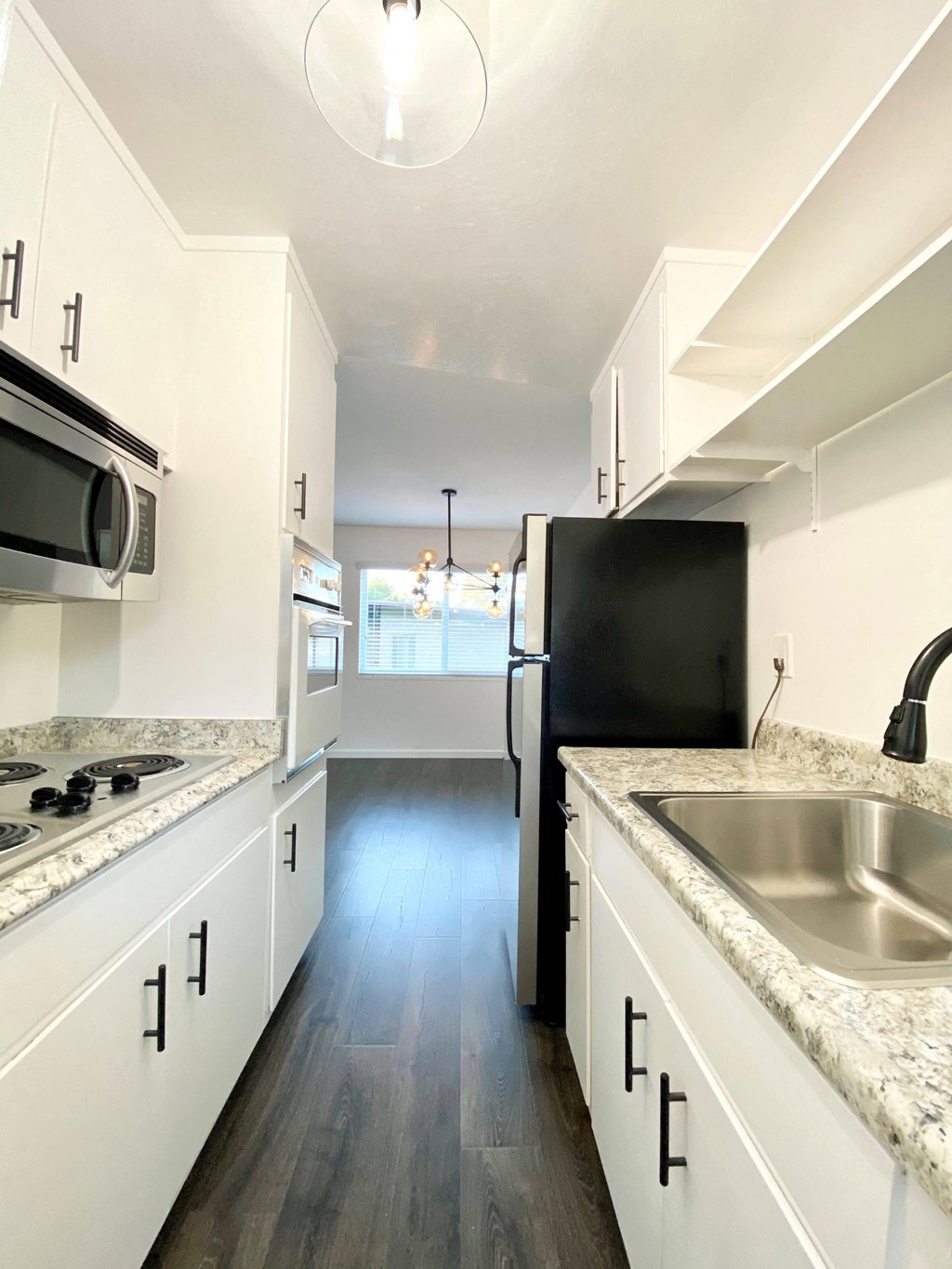 Modern Kitchen with Elevated Features at 2120 Valerga Apartments in Belmont, California