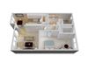 One Bedroom Floor Plan One Bedroom Floor Plan at Vista Pointe, Santa Clara, CA with 800 Sq. Ft.