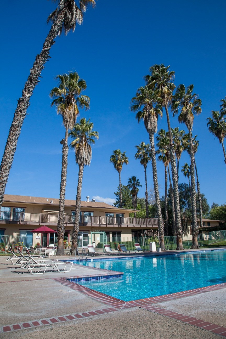 Blue Cool Swimming Pool at Valley West, San Jose, 95122