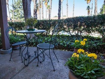 Beautiful Patio at Valley West Apartments in San Jose, CA 95122