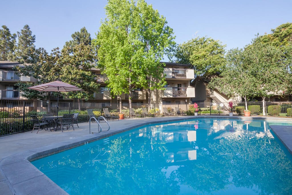 Picturesque Pool And Cabana Setting at Carrington Apartments, Fremont, CA