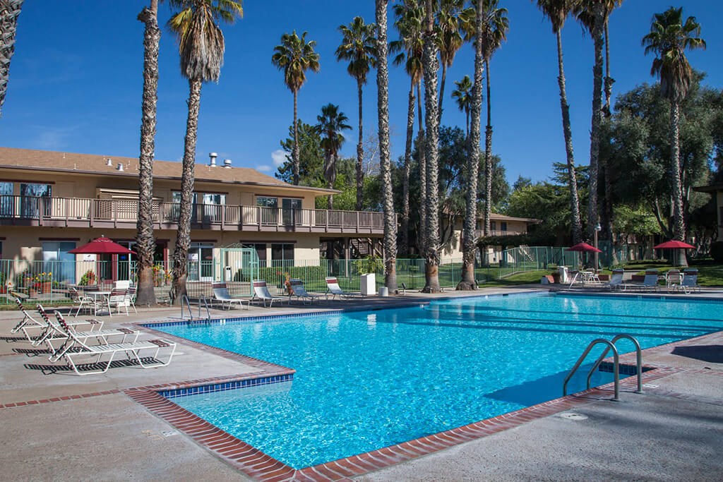 Invigorating Swimming Pool at Valley West, San Jose, California