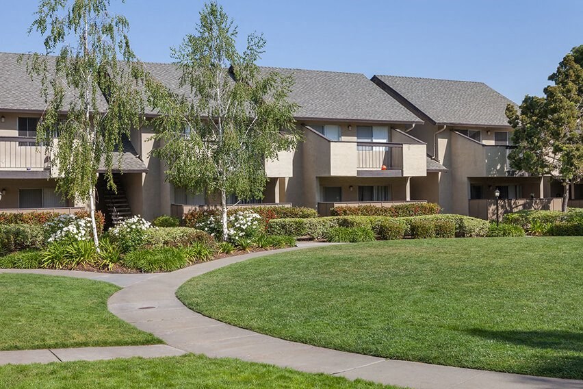 Courtyard With Green Space at Carrington Apartments, Fremont, 94538