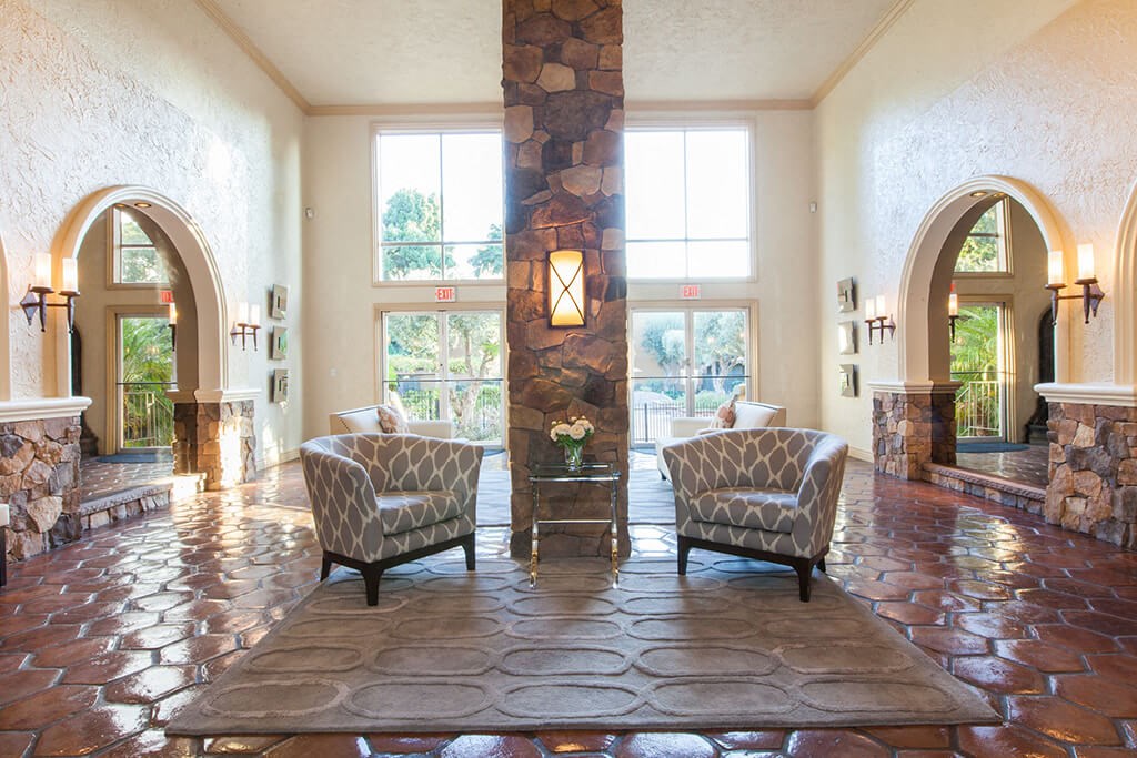 Resident Lounge at The Monterey, San Jose, CA