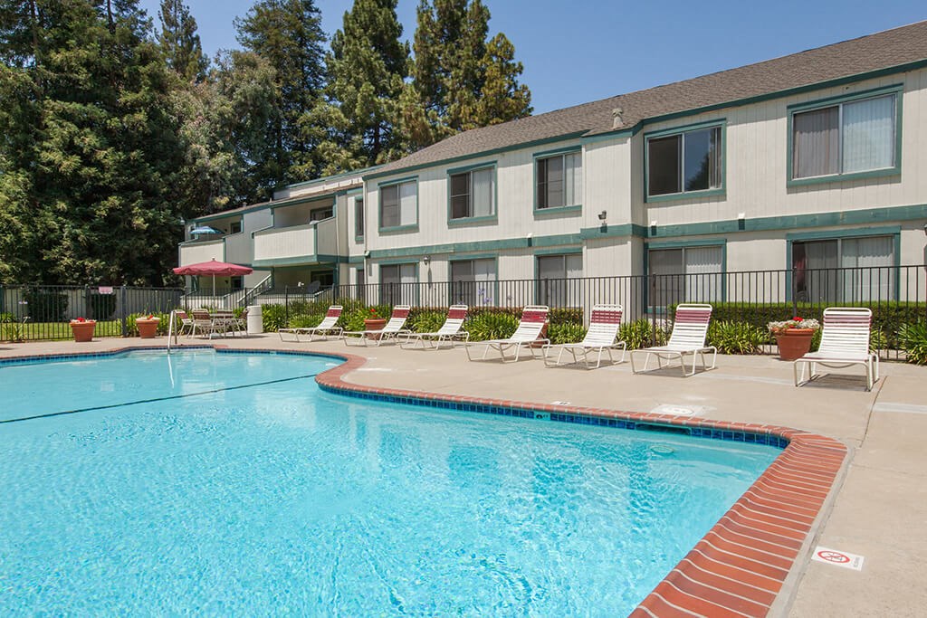 Extensive Resort Inspired Pool Deck at Oak Pointe, California, 94538