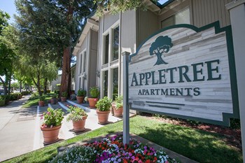 Welcoming Property Signage Welcoming Property Signage at Appletree Apartments, Campbell, CA, 95008 - Photo Gallery 2