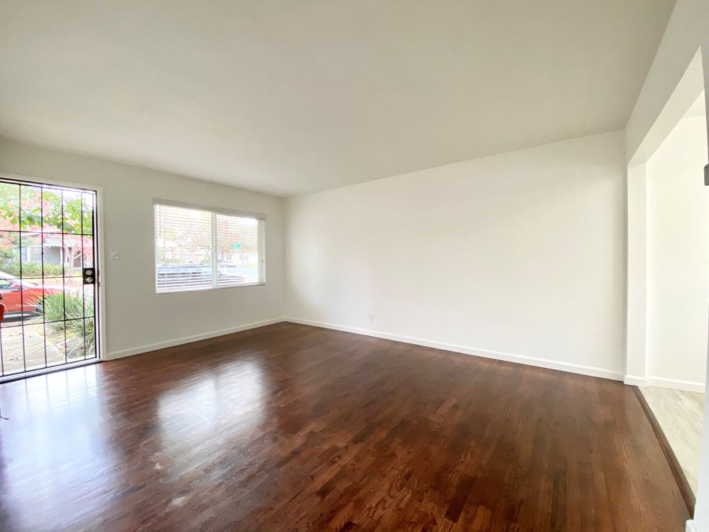 Living Room With Balcony  at Jefferson Street, California