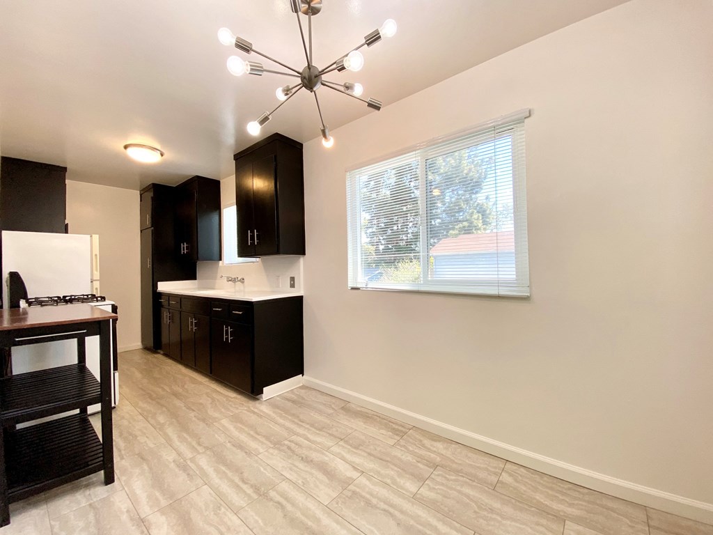 Kitchen Cupboards In Kitchen at Jefferson Street, California