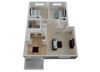 Two Bed One Bath Floor Plan Two Bed One Bath Floor Plan at Cedartree, California