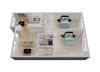 Two Bedroom Floor Plan Two Bedroom Floor Plan at Vista Pointe, Santa Clara, 95051 with 1044 Sq. Ft.