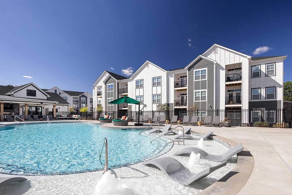 Pool With Sundeck at 198 Milltown Apartments, Burlington, NC 27215
