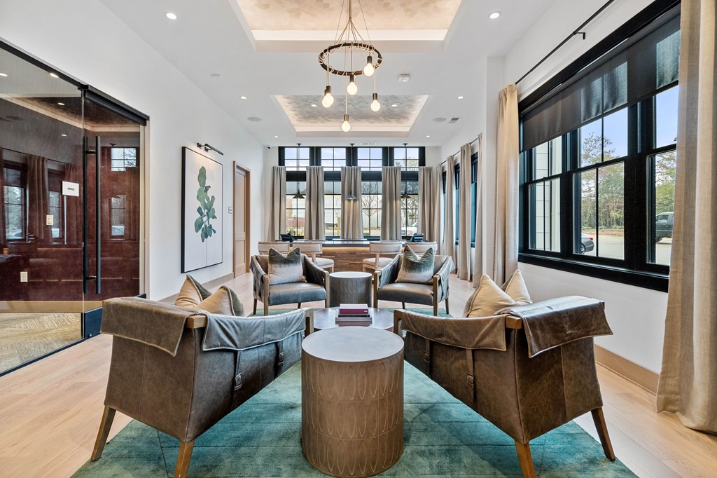 24-Hour Resident Lounge at 198 Milltown Apartments, Burlington