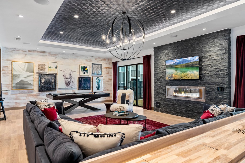 24-Hour Resident Lounge at 198 Milltown Apartments, Burlington