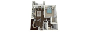 Arlington B Floorplan at Concord Ridge Apartments, Concord, 28027