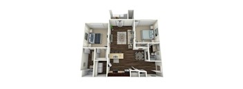 Belhaven Floorplan at Concord Ridge Apartments, Concord, NC