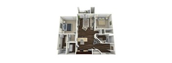 Bradley Floorplan at Concord Ridge Apartments, Concord, North Carolina