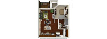 1x1 C 763 sq.ft (Oasis)