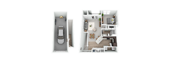 A4G- The Highland + Garage at Retreat at Greystone, Birmingham