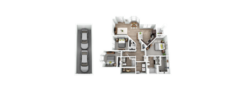 C1G- The Farmhouse + Garage at Retreat at Greystone, Birmingham, AL, Alabama , 35242