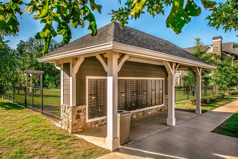 Exterior community mailboxes at Retreat at Greystone, Birmingham, 35242