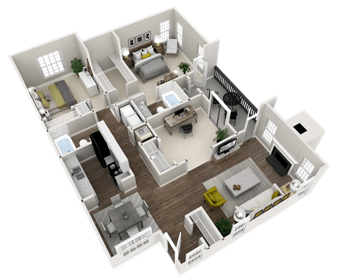 Chateau Floor Plan at Inverness Cliffs, Birmingham