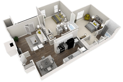Highlands Floor Plan at Inverness Cliffs, Birmingham, Alabama
