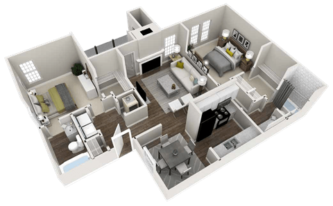 Lodge Floor Plan at Inverness Cliffs, Birmingham, 35242