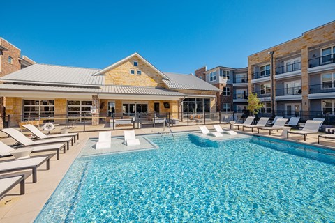 Sparkling Pool at Magnolia Grove Apartments, Texas