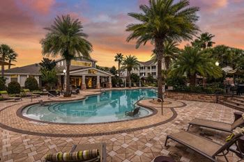 Twilight Pool at Terraces at Town Center, Jacksonville, FL, 32256