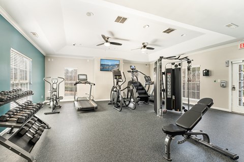 Modern Fitness Center Modern Fitness Center at WildForest Apartments, Birmingham, AL