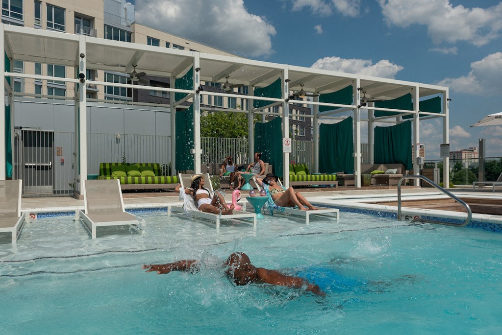 Poolside Sundeck at The Pearl, Maryland